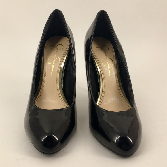 JESSICA SIMPSON Marya Patent Leather Pump Sz 7.5 - Picture 2 of 7